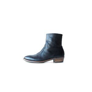 MAISON MARTIN MARGIELA Black Ankle Boots Mens Size 44 | 11 US